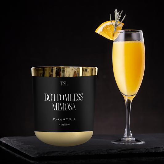 Bottomless Mimosa- Organic Candle- The Glam Suite Life