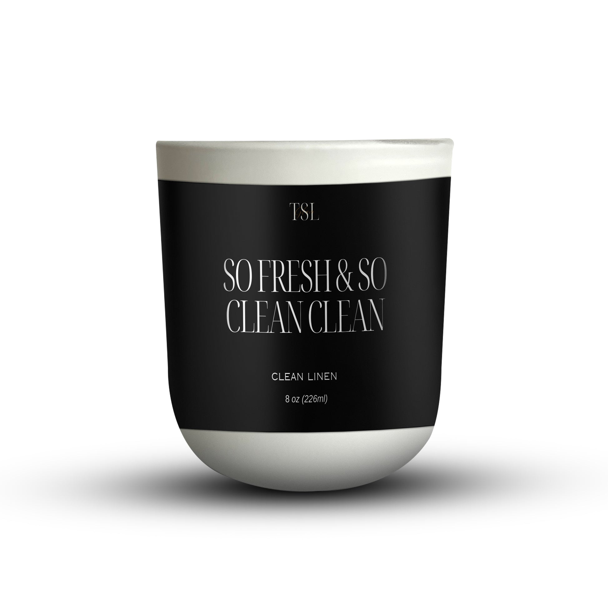 So Fresh & So Clean Clean- Organic Candle- The Glam Suite Life