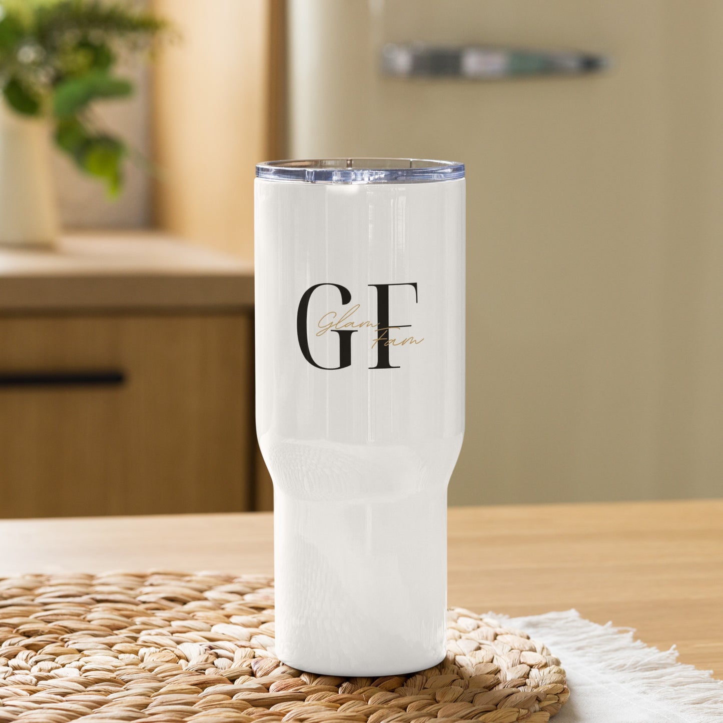 Travel Mug with handle| Glam Fam | The Glam Suite Life